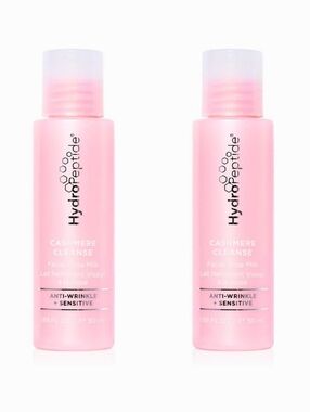 BUNDLE OF 2 HydroPeptide Pink Cashmere Cleanse Facial Rose Milk 1.69 Fl Oz